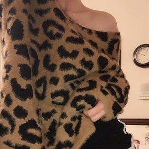 Cheetah soft sweater!
